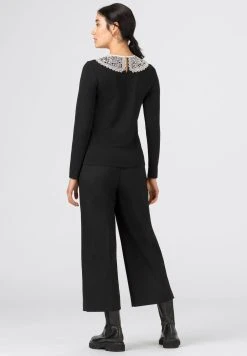 HALLHUBER Soldes T-shirt à manches longues t-shirts et tops col claudine femme -France Hallhuber Soldes Boutique 00adbec8442d457199600cacbca33609