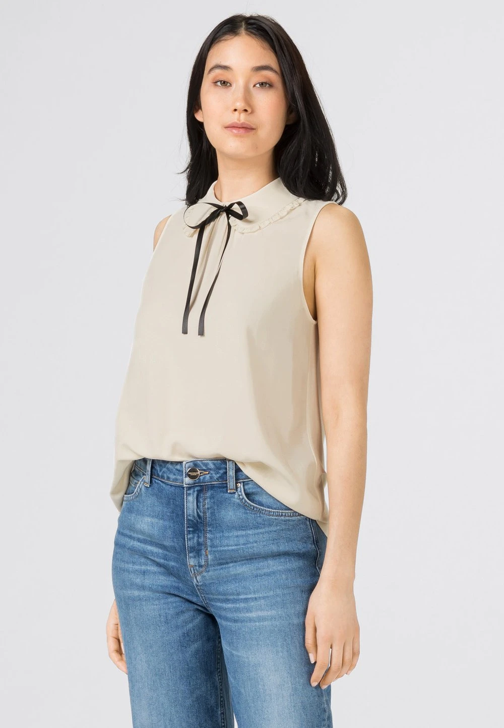 HALLHUBER Débardeur Prix Gelé t-shirts et tops col claudine femme 1 HALLHUBER Débardeur Prix Gelé t-shirts et tops col claudine femme