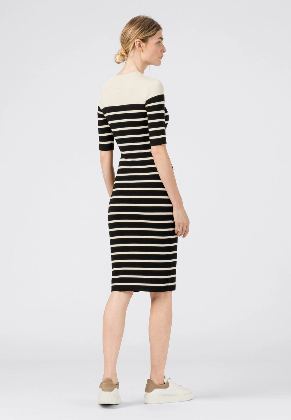 HALLHUBER Prix Réduit MIT STREIFENDESSIN - Robe fourreau robes col rond femme 2 HALLHUBER Prix Réduit MIT STREIFENDESSIN - Robe fourreau robes col rond femme – Image 2