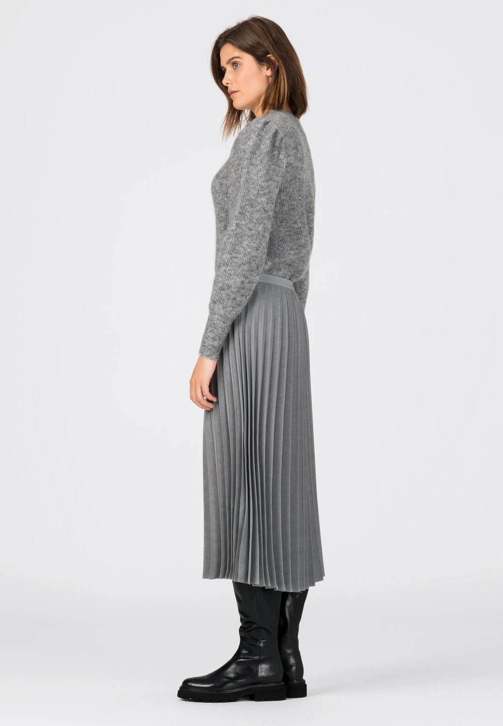 HALLHUBER Réduction Jupe plissée jupes chiné femme 3 HALLHUBER Réduction Jupe plissée jupes chiné femme – Image 3