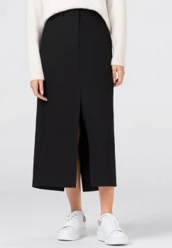 HALLHUBER Qualité Excellente MIT GEHSCHLITZEN - Jupe trapèze jupes fermeture éclair femme