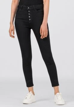 Prix Avantageux HALLHUBER HIGH WAIST ELLA STAY MIT KNĂ–PFEN - Jeans Skinny haute femme