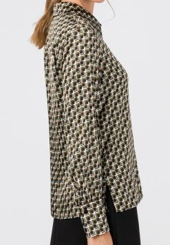 Qualité Garantie HALLHUBER Chemisier chemises et blouses col à revers femme -France Hallhuber Soldes Boutique 147fca0abf53432d8829b2fca5b74b1b