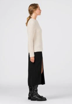 HALLHUBER Prix De Lancement MIT GEHSCHLITZ - Jupe trapèze jupes couleur unie femme -France Hallhuber Soldes Boutique 2ac14f92c5924ee39f39603a79bb2bfc