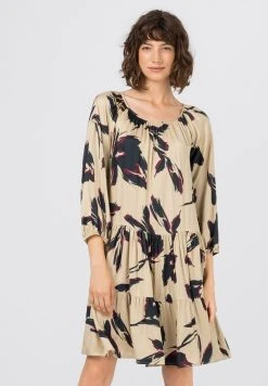 Qualité Garantie HALLHUBER MIT STUFENVOLANTS - Robe de jour robes col rond femme