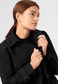 HALLHUBER Prix Cassé Trench manteaux col revers femme -France Hallhuber Soldes Boutique 2e389d6fdccc4dbd9cc1c0d95b81e4eb