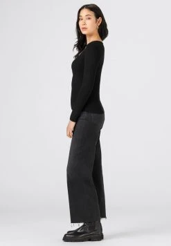 HALLHUBER T-shirt à manches longues Prix Cassé t-shirts et tops col en v profond femme -France Hallhuber Soldes Boutique 3255a3520da0416f8f44eed9821497ac