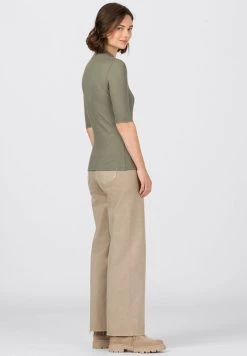 HALLHUBER BASIC-RIPP MIT TURTLENECK - T-shirt basique Prix Gelé t-shirts et tops col rond femme -France Hallhuber Soldes Boutique 33859bfd57a448818030ed18c0d9bf5a