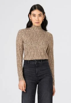 HALLHUBER T-shirt à manches longues Assurance De l’Authenticité t-shirts et tops col officier femme