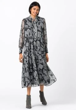 Remise En Ligne HALLHUBER MIT PAISLEY-PRINT - Robe de jour robes normale femme