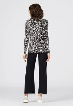 Petit Prix HALLHUBER T-shirt à manches longues t-shirts et tops col officier femme -France Hallhuber Soldes Boutique 440a468ace954d45ba1f546753a28da1