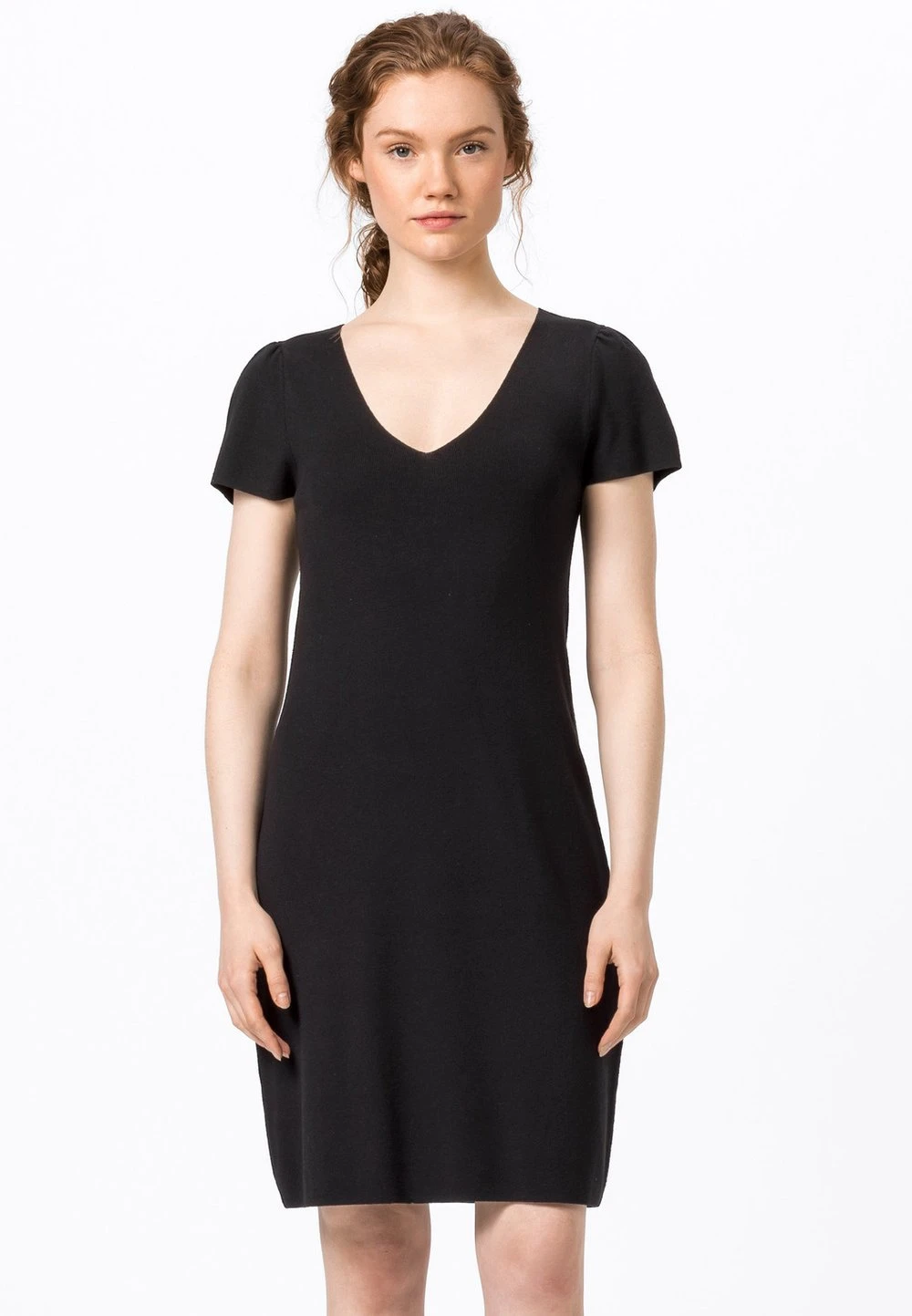 HALLHUBER Robe pull Soldes robes col en v profond femme 1 HALLHUBER Robe pull Soldes robes col en v profond femme