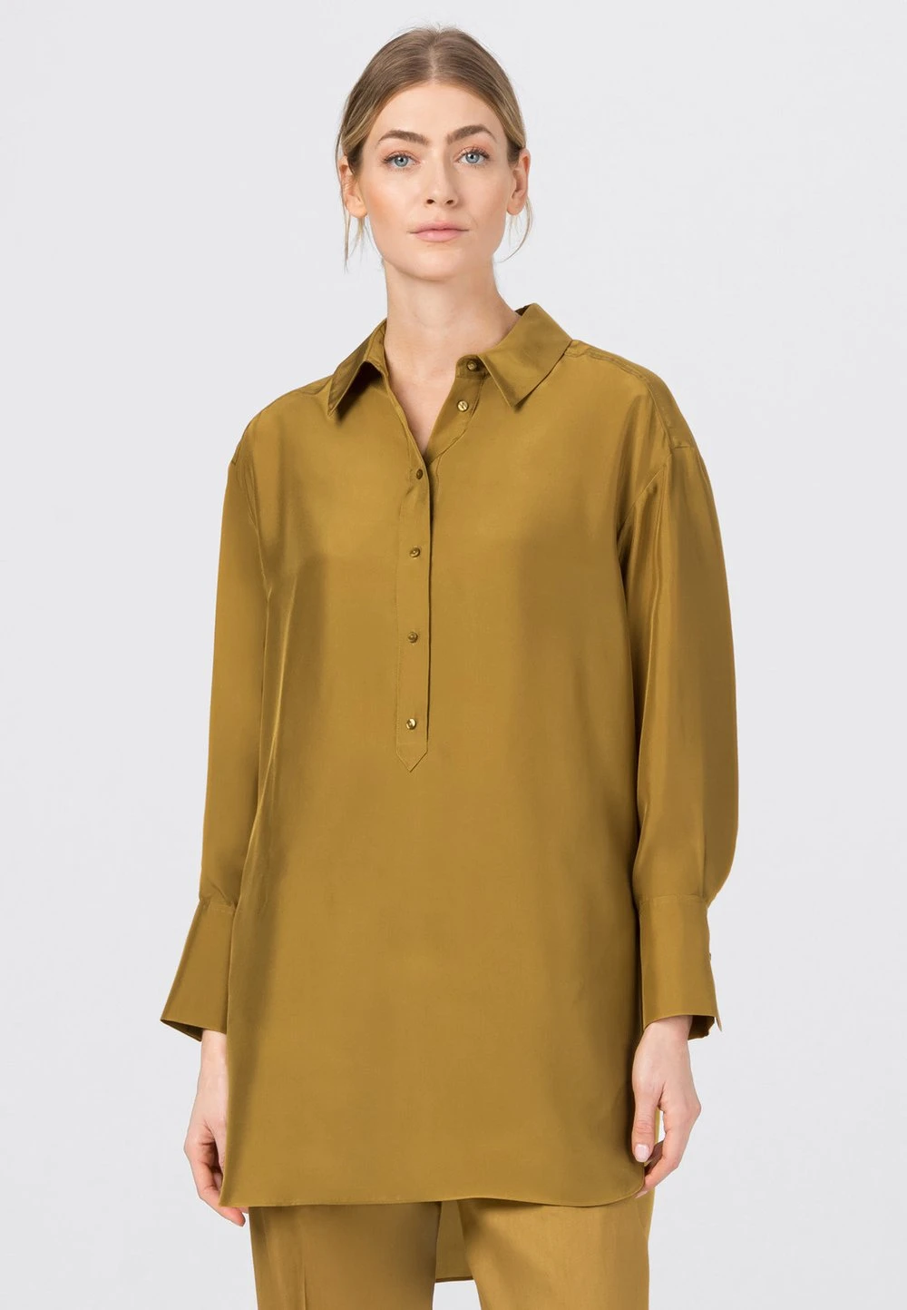 HALLHUBER OVERSIZE MIT SEITENSCHLITZEN - Blouse qualité absolue chemises & blouses col à revers femme 1 HALLHUBER OVERSIZE MIT SEITENSCHLITZEN - Blouse qualité absolue chemises & blouses col à revers femme
