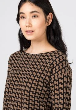 HALLHUBER Prix Favorable PULLOVER JACQUARD AUS REINER MERINO - Pullover pulls et gilets col bateau femme -France Hallhuber Soldes Boutique 4f5ce98c07ea45a2aef90dc5748622c9