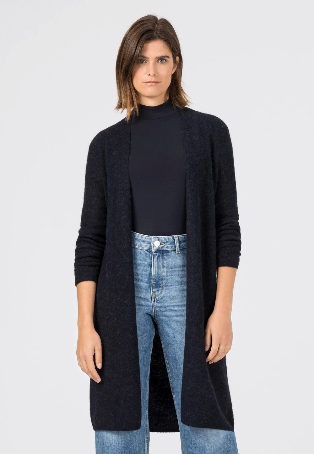 Prix Imbattable HALLHUBER Gilet pulls & gilets col officier femme 1 Prix Imbattable HALLHUBER Gilet pulls & gilets col officier femme