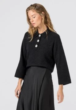 HALLHUBER Authentique 100% Pullover pulls et gilets col polo femme