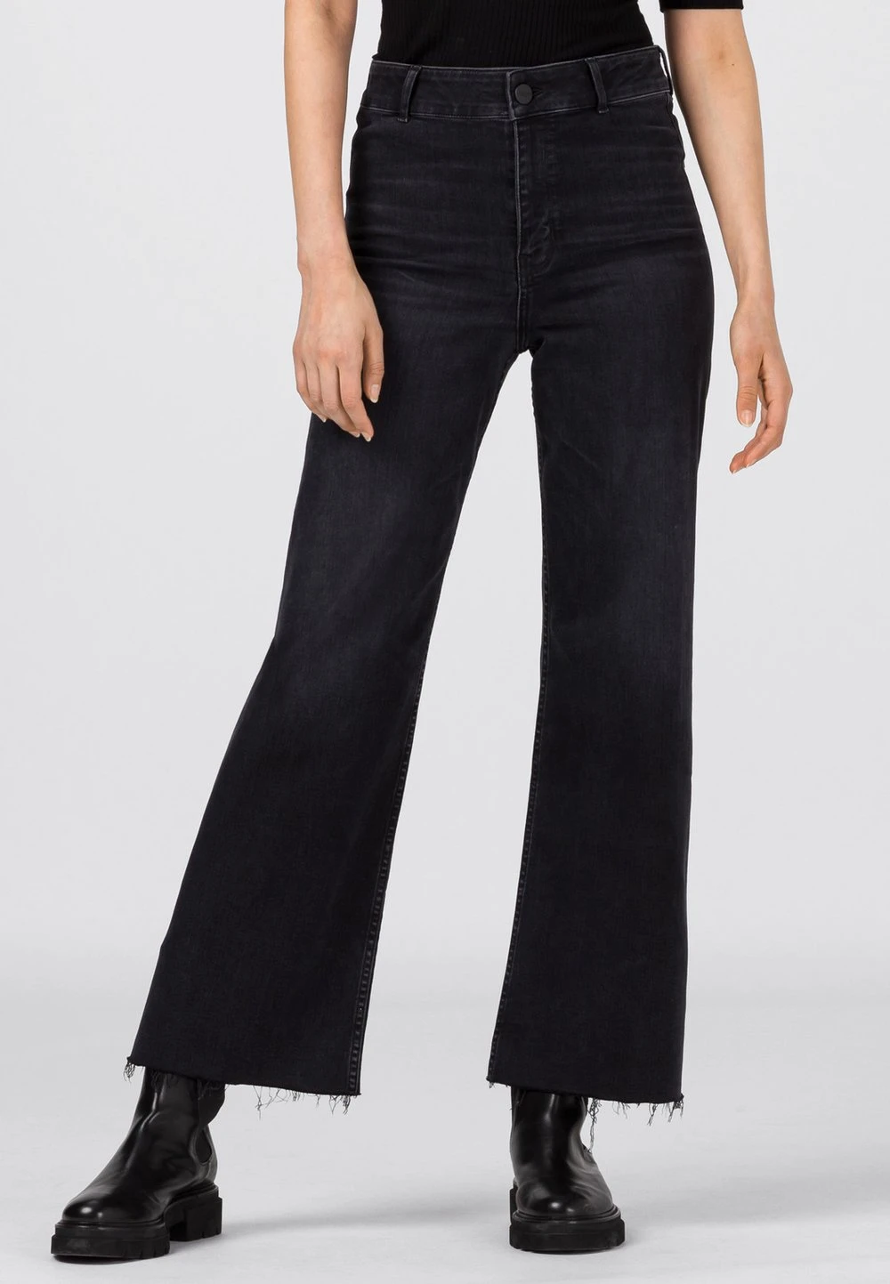 Prix Imbattable HALLHUBER Jean droit jeans haute femme 1 Prix Imbattable HALLHUBER Jean droit jeans haute femme