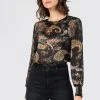 Prix Dégriffé HALLHUBER PAISLEY-PRINT - Blouse chemises et blouses col rond femme