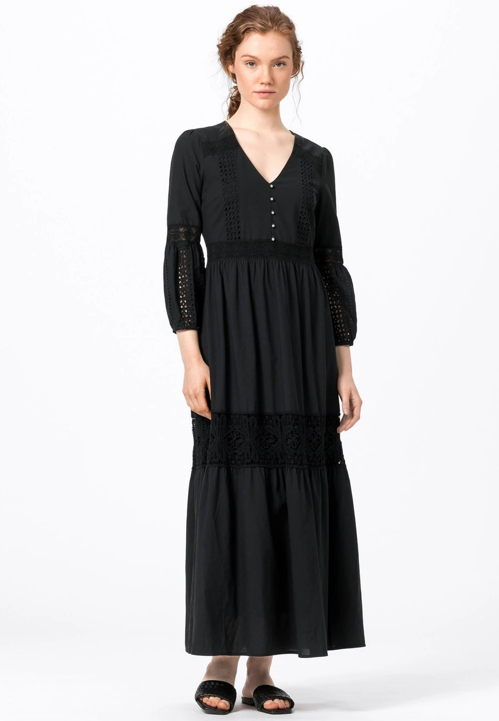 Qualité Garantie HALLHUBER MIT LOCHSPITZE - Robe longue robes normale femme 1 Qualité Garantie HALLHUBER MIT LOCHSPITZE - Robe longue robes normale femme