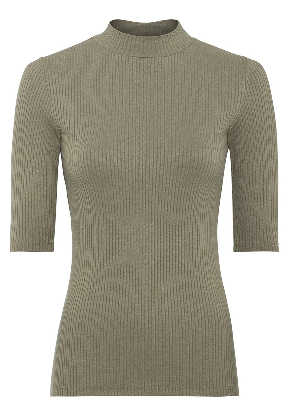 HALLHUBER Meilleure qualité BASIC-RIPP MIT TURTLENECK - T-shirt basique t-shirts et tops col rond femme 5 HALLHUBER Meilleure qualité BASIC-RIPP MIT TURTLENECK - T-shirt basique t-shirts et tops col rond femme – Image 5