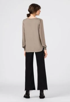 Prix Légers HALLHUBER MIT STRICKBLENDEN - T-shirt à manches longues chemises et blouses col rond femme -France Hallhuber Soldes Boutique 78886d64ffcf49e5b58368af948e6a7e