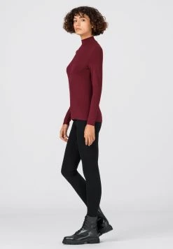 Prix Exclusifs HALLHUBER T-shirt à manches longues t-shirts et tops col montant femme -France Hallhuber Soldes Boutique 898f881b28704fbfb3e3442c0bbeddcc