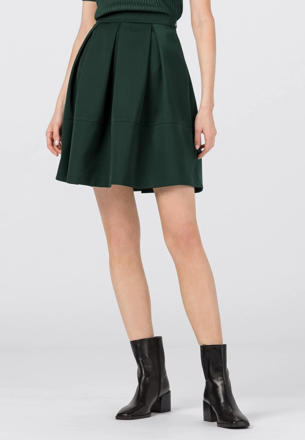 Prix Incroyables HALLHUBER Jupe trapèze jupes fermeture éclair femme 1 Prix Incroyables HALLHUBER Jupe trapèze jupes fermeture éclair femme