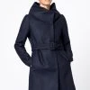 HALLHUBER MIT VOLUMENKRAGEN - Manteau classique Bonne Qualité manteaux col officier femme