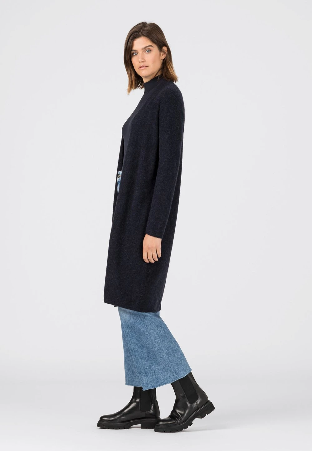 Prix Imbattable HALLHUBER Gilet pulls & gilets col officier femme 3 Prix Imbattable HALLHUBER Gilet pulls & gilets col officier femme – Image 3