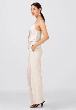 HALLHUBER Bon Rapport Coût-Efficacité WEIT GESCHNITTENE BÜGELFALTEN - Pantalon classique pantalons haute femme -France Hallhuber Soldes Boutique a0ef5813e5304037abb9ea569a58eec8