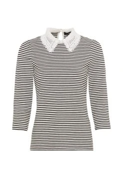 HALLHUBER Assurance De l’Authenticité T-shirt à manches longues t-shirts et tops col &agrave; revers femme -France Hallhuber Soldes Boutique ad3e6c705af1449db473571bc1ad3633