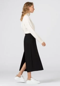 HALLHUBER Qualité Excellente MIT GEHSCHLITZEN - Jupe trapèze jupes fermeture éclair femme -France Hallhuber Soldes Boutique b02b4a99b5454effa281e9b3be84972b