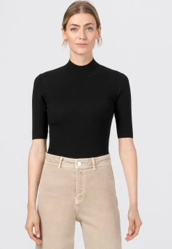 HALLHUBER MOCK - T-shirt basique Prix Aimable t-shirts et tops col officier femme