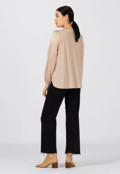 HALLHUBER Prix Légers MIT STRICKBLENDEN - T-shirt à manches longues chemises et blouses col rond femme -France Hallhuber Soldes Boutique b369da439c994bdf9b4411238dd34afa