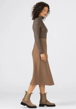 Bonne Qualité HALLHUBER Jupe trapèze jupes couleur unie femme -France Hallhuber Soldes Boutique b502a596a0f6454a824387feb05048e6