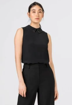 Prix Refroidis HALLHUBER PERLENVERZIERT - Blouse chemises et blouses col chemise femme