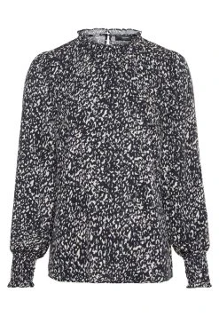 Meilleur Prix Garanti HALLHUBER MIT RÜSCHEN UND SMOKDETAILS - Blouse chemises et blouses col rond femme -France Hallhuber Soldes Boutique c5022ceb560041c0bbea8b71f145dffe