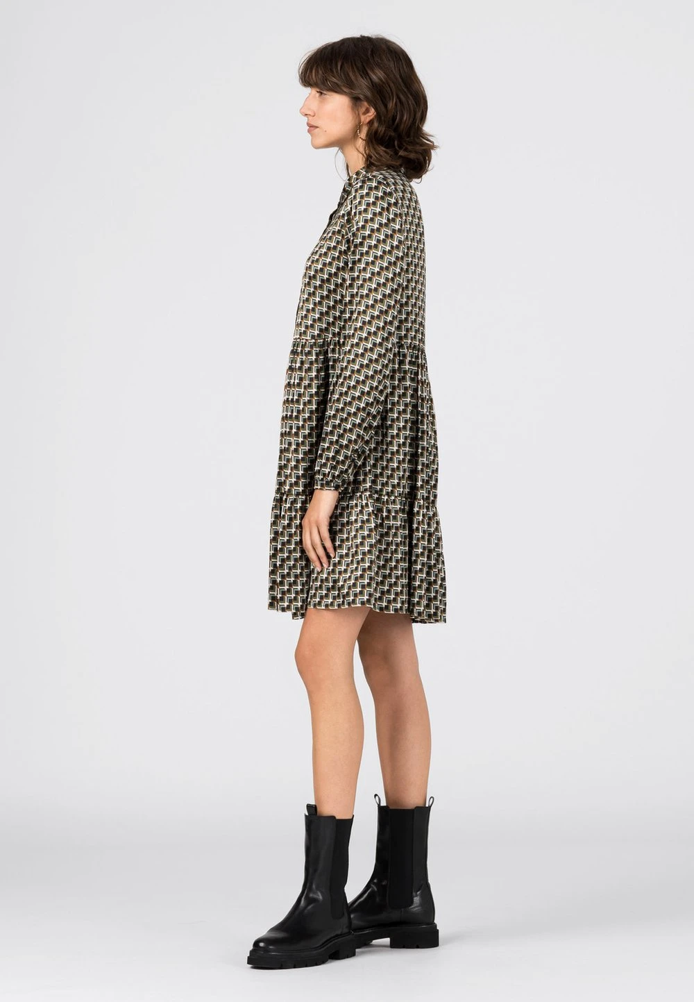 HALLHUBER Prix Sympa Robe chemise robes col chemise femme 3 HALLHUBER Prix Sympa Robe chemise robes col chemise femme – Image 3