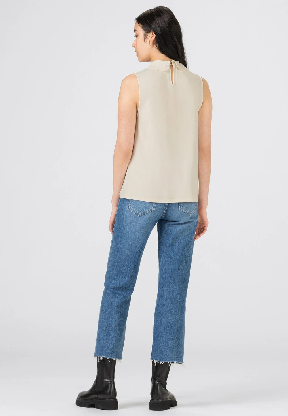 HALLHUBER Débardeur Prix Gelé t-shirts et tops col claudine femme 2 HALLHUBER Débardeur Prix Gelé t-shirts et tops col claudine femme – Image 2