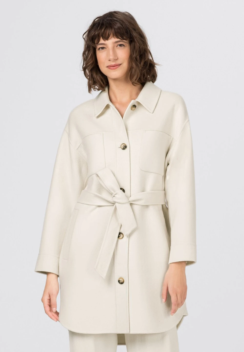 HALLHUBER qualité absolue Manteau court manteaux col à revers femme 1 HALLHUBER qualité absolue Manteau court manteaux col à revers femme