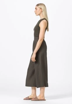 Prix Réduit HALLHUBER HOSE WEITE LEINENHOSE IN VERKÜRZTER LÄNGE - Pantalon classique pantalons normale femme -France Hallhuber Soldes Boutique d82b7d00ec9d4099b8a15cbc2e85cdf3