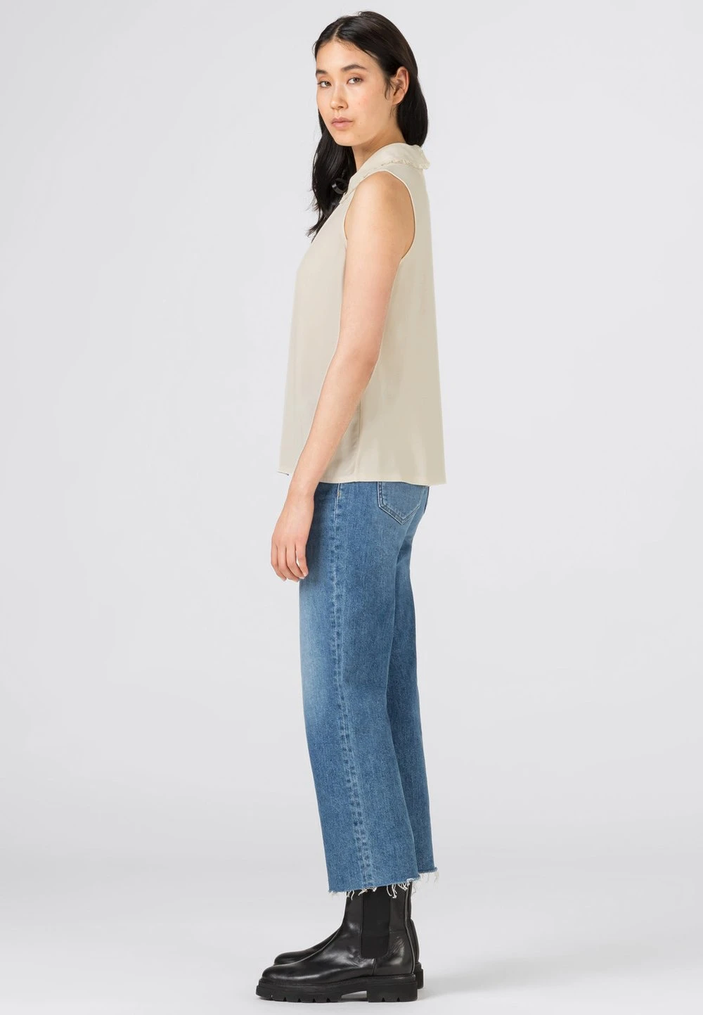 HALLHUBER Débardeur Prix Gelé t-shirts et tops col claudine femme 3 HALLHUBER Débardeur Prix Gelé t-shirts et tops col claudine femme – Image 3