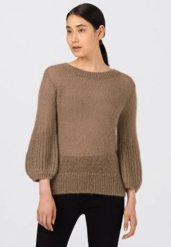 Promos HALLHUBER MIT GLOCKENÄRMELN - Pullover pulls et gilets col rond femme