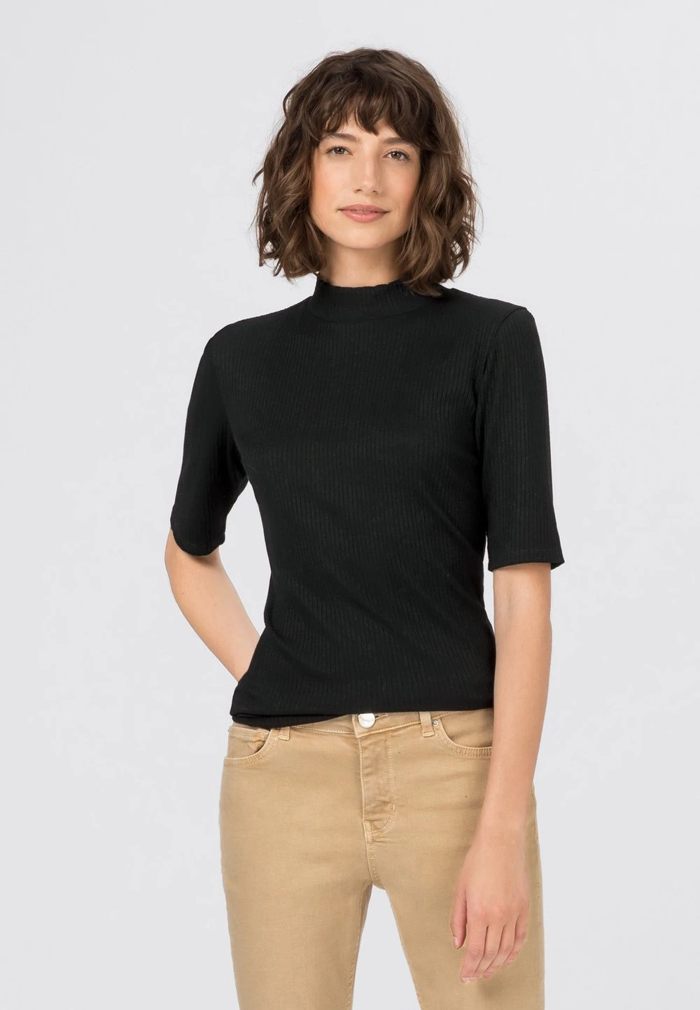 Première Qualité HALLHUBER T-shirt basique t-shirts et tops col officier femme 15 Première Qualité HALLHUBER T-shirt basique t-shirts et tops col officier femme – Image 15