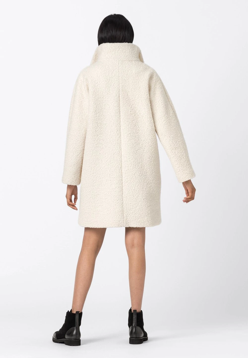 HALLHUBER Prix Acceptable Manteau classique manteaux col en v femme 3 HALLHUBER Prix Acceptable Manteau classique manteaux col en v femme – Image 3