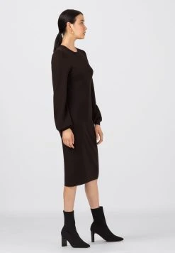 Prix Usine HALLHUBER MIT BALLONÄRMELN - Robe pull robes col rond femme -France Hallhuber Soldes Boutique e99806366dd44d49b1bec558361172ba