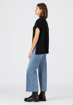 HALLHUBER Rabais T-shirt imprimé t-shirts et tops col officier femme -France Hallhuber Soldes Boutique eb029f4bc13643b08aaf14364a3150d5